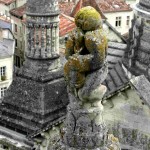 Statue sur clocheton de la cathédrale Saint-Front de Périgueux